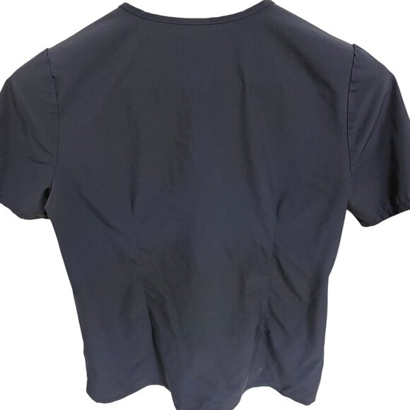 Figs Technical Collection Scrub Top Size Large Navy Blue 3 Pocket LOT OF 2 - Picture 7 of 7